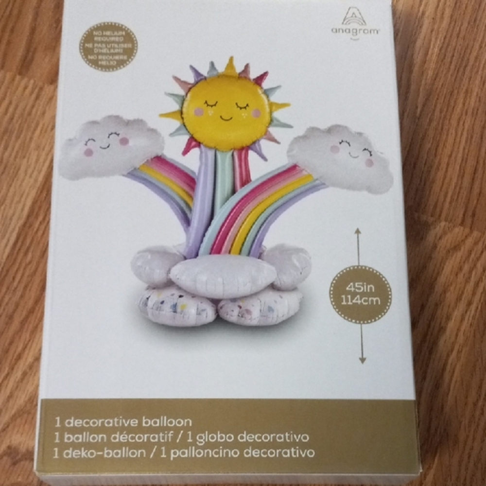 anagram Rainbow Sun Cloud Balloon - Multicolor